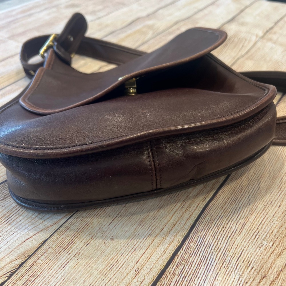 Coach Patricias Legacy 9988 Mahogany Brown Leather Crossbody Bag Vintage USA - Picture 8 of 11